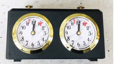 Chess Clock Clockwork Driven Mechanical Chess Timer Retro Chess Clock Timer Gift for Tournament Competition Game