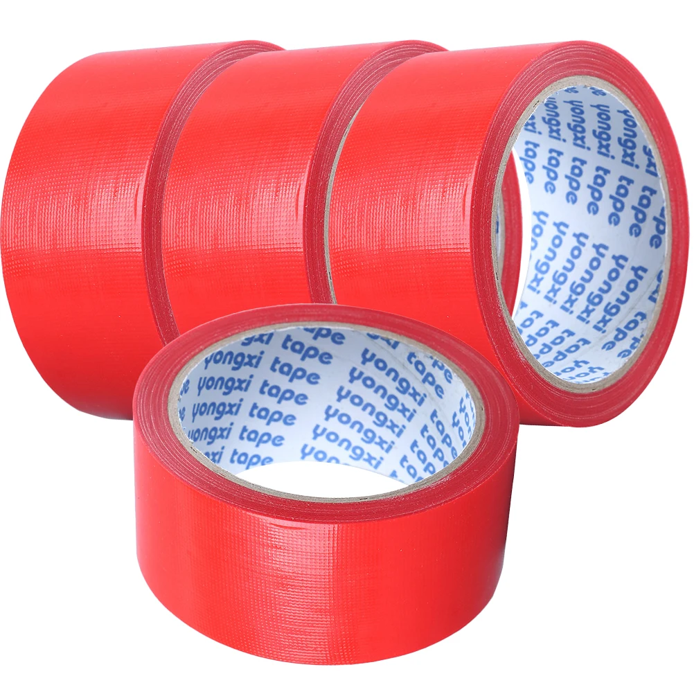 4 Rolls Cloth Duct Tape Heavy Duty Adhesive for Bathroom Duct Cloth Tape Carpet Repair Bath Sealing Electrical