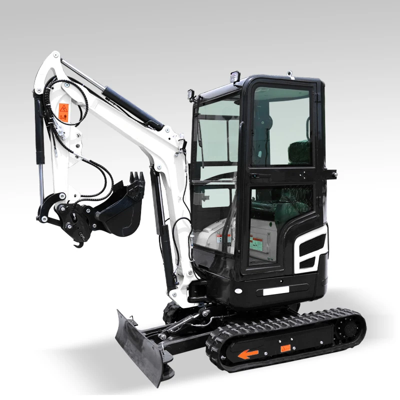 VTW-18S 1 Ton 2 Ton Mini Excavator Small Digger Cab Bagger CE EPA EURO 5 2000kg Hydraulic