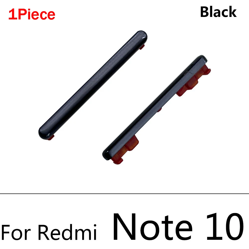 20Pcs/Lot， NEW For Xiaomi Redmi Note 8 Pro Note 10 7 Pro Power On Off Volume Side Button Key Flex Cable Replacement Parts