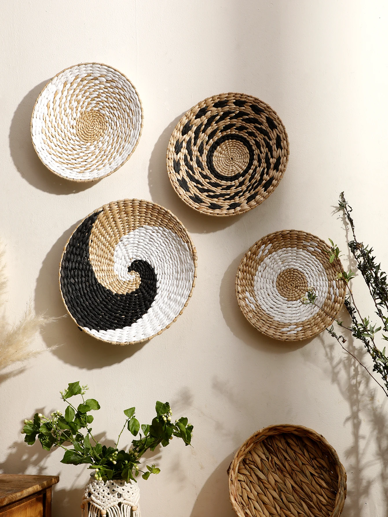 Wandkorb Dekor Boho handgemach – Rattan Plant Basket Bewertung und Preis