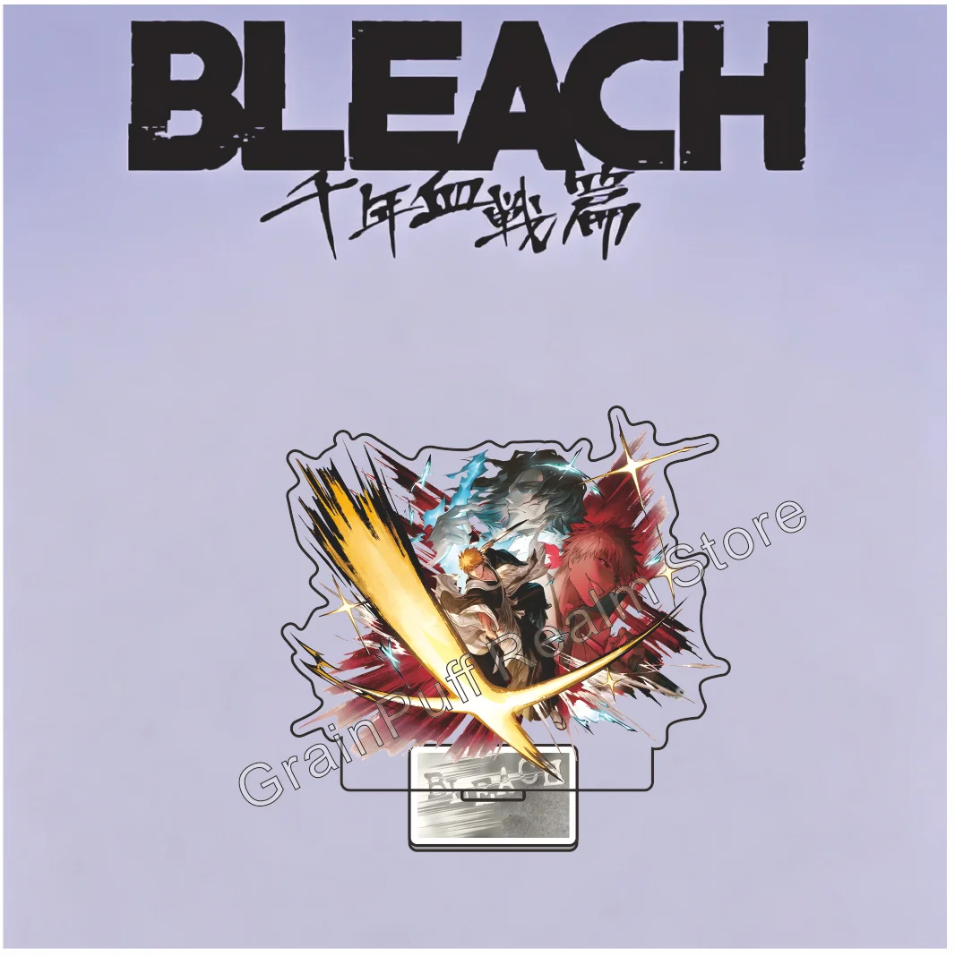 TV Anime BLEACH Thousand-Year Blood War Acrylic Keychain Desk Decorations Home Accessories for Fans Stand view 2