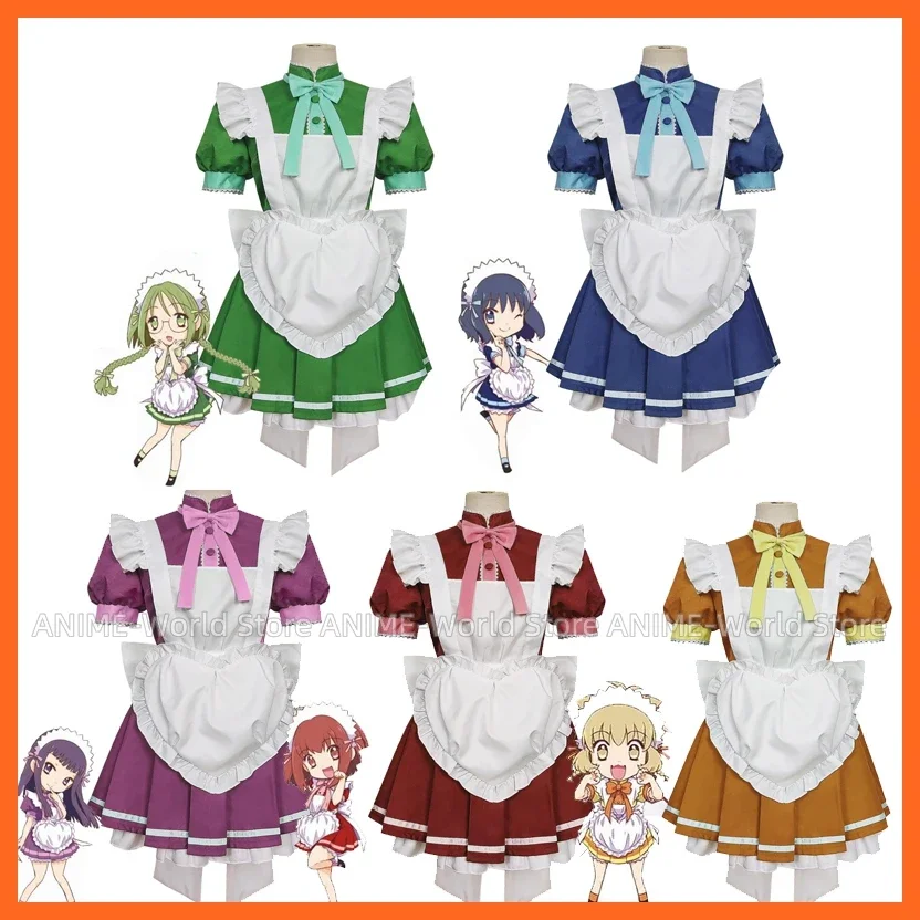 Tokyo Mew Mew Momomiya Ichigo Maid Dress Midorikawa Retasu Cosplay Costume Japanese Candy Girl Lolita Coffee Uinform Outfit