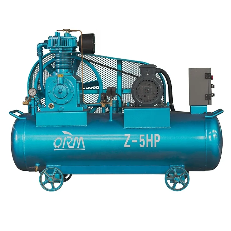 Z-5HP 4KW/5HP 380V/60HZ Portable Piston Air Compressor Manufacturer 0.618m3/min