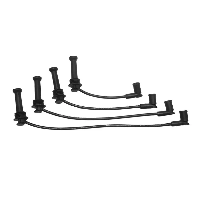 Latest 4 Pcs Ignition Plug Wire HT Lead Coil Set For Ford For Focus 1.6 TI 1.6 1.4 1.6 16V 1.4 PROSPARK For Spark Plug OES530