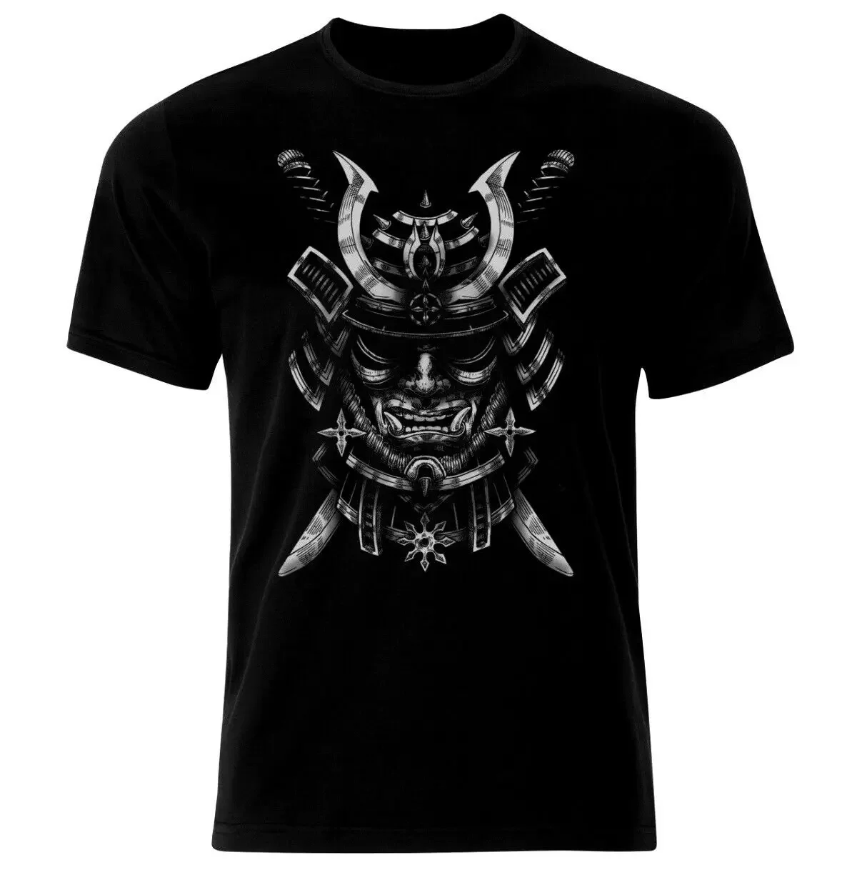 Bushido Code Virtues Japanese Ronin Samurai Mask T-Shirt. Summer Cotton Short Sleeve O-Neck Mens T Shirt New S-3XL