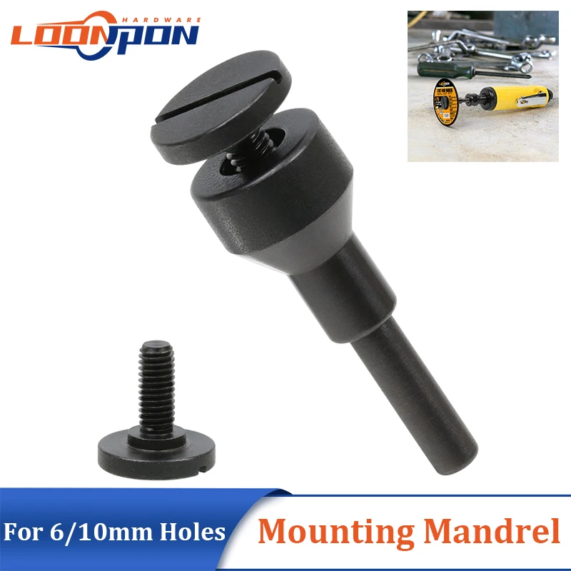 Mandril de Montagem para Rodas de Corte Eixo Tronco para Ferramenta Rotativa Moedor de Morrer w e Arbor Hole 4