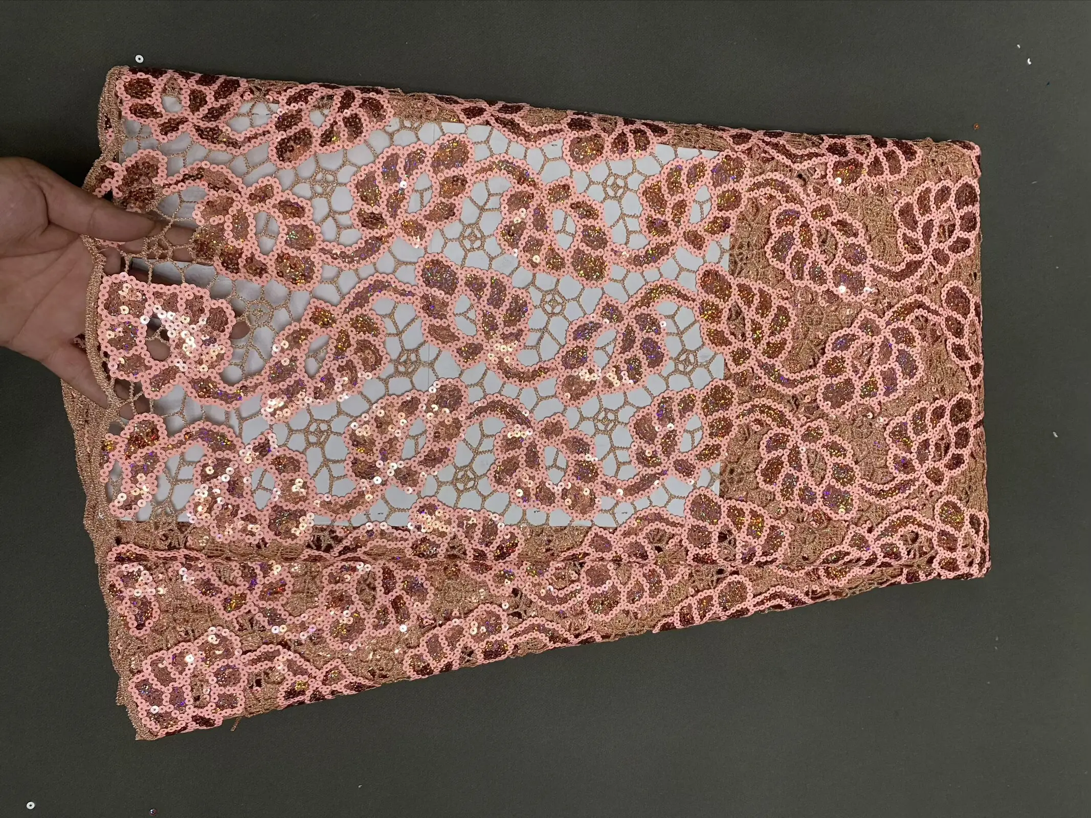 

Лидер продаж, новейшая африканская нигерийская французская гипюровая кружевная ткань с блестками, 2022, высокий класс для невесты, свадебных вечеринок, шить платья