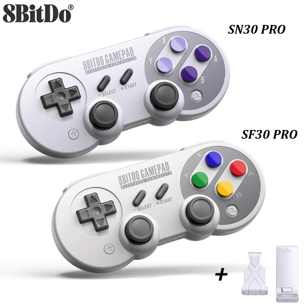 8BitDo SF30 Pro SN30 Pro Wireless Bluetooth Gamepad Controller for Windows Android macOS Nintendo Switch Steam with Joystick