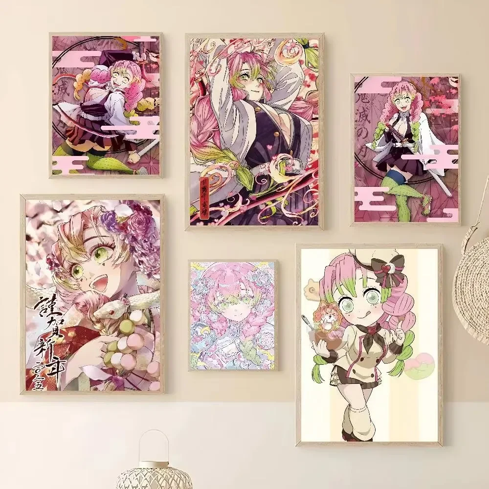 Diamond Painting Demon Slayer Kanroji Mitsuri Anime Movie Diamond Mosaic Handmade Art Exquisite Creative Gift Home Decoration