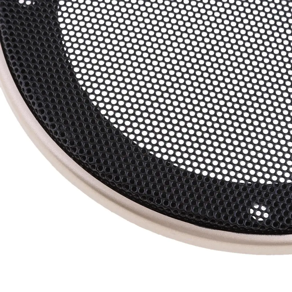 Mesh Speaker Cover Grill Durable Decorative Circle for 5 25 Inch Speakers Surround Sound System