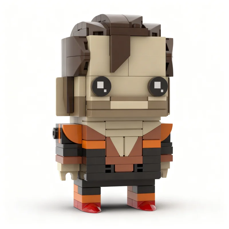 177pcs MOC Dispatch BrickHeadz ~ Flambae The Phoenix Squad Z Team Model Building Blocks Toys Craft Display Art Brick Birthday