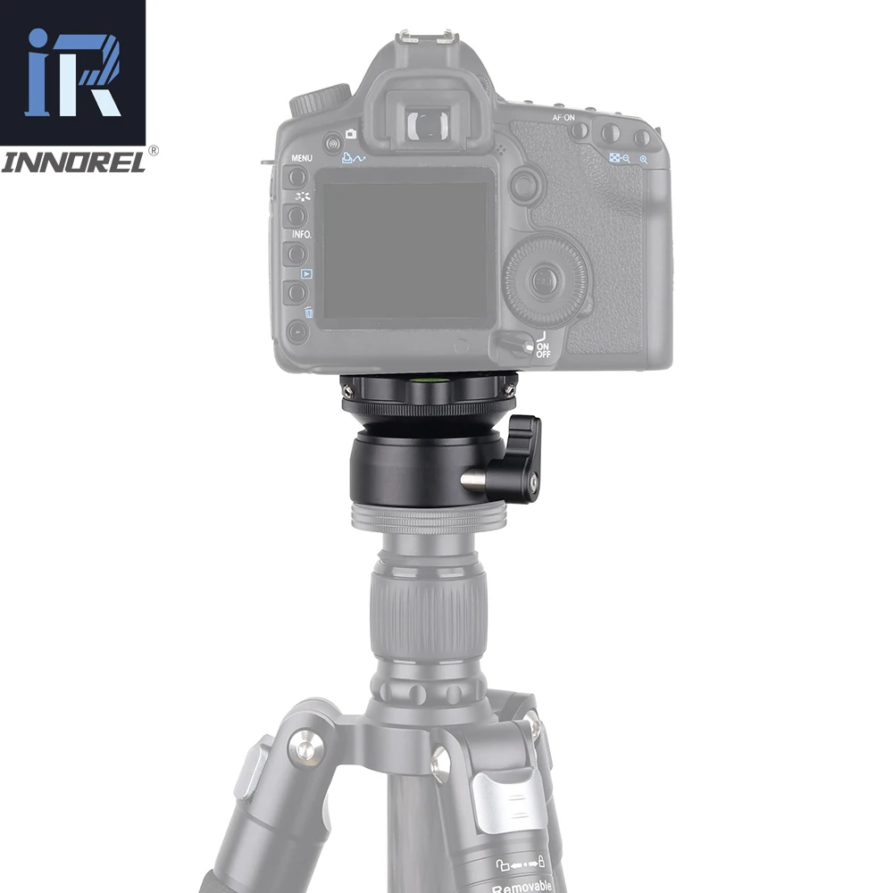 INNOREL LB-60 Tripod Head Leveling Base Level Horizontal Adjustment Platform for Professional Photography Camera Video Recorder