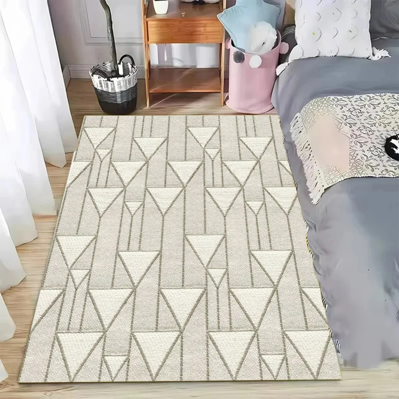 Modern Geometric Triangle Pattern Area Rug Large Carpet for Living Room Bedroom Hallway Entryway Kitchen Decorative Floor Mat