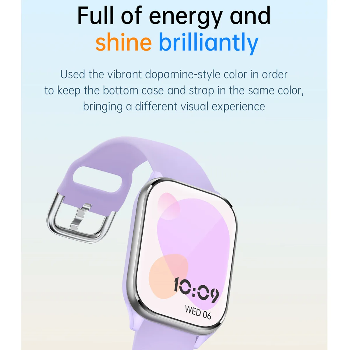 Smart Watch Lingua ebraica Supporto Chiamata Bluetooth Musica Telecomando Schermo HD da 1,85 pollici Smartwatch dorato per regalo di compleanno per donna