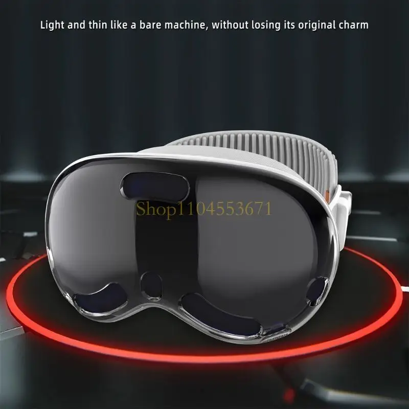 حافظة سماعات الرأس الأكثر مبيعًا، غطاء حماية شفاف من مادة TPU لسماعات الواقع الافتراضي #1