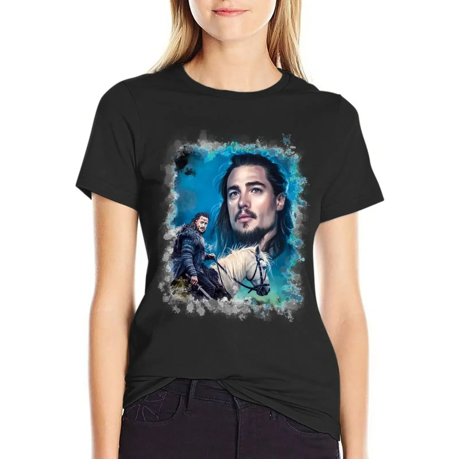 Great Rewards Uhtred Of Bebbanburg Graphic For Fan T-Shirt cute tops summer tops Blouse tops Women