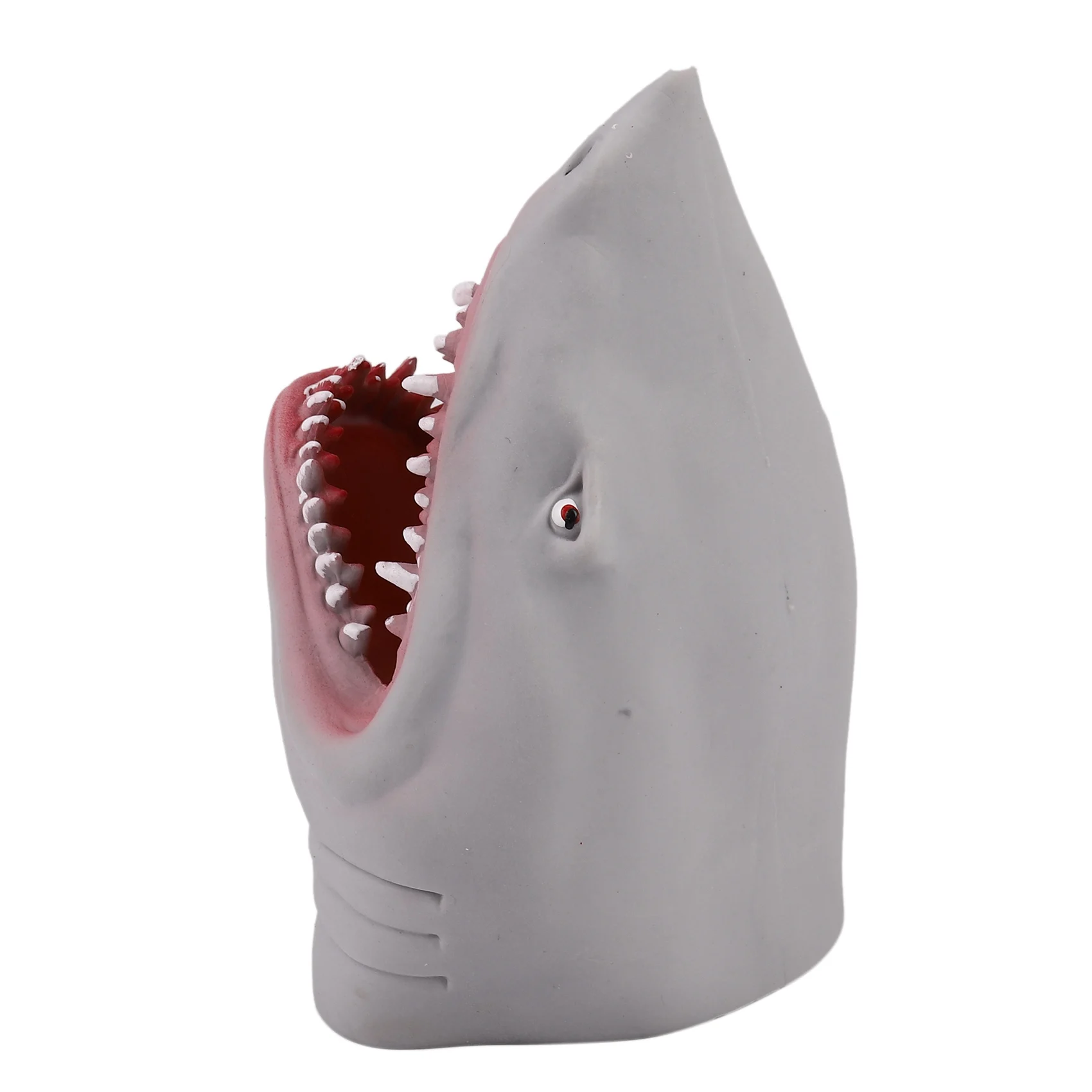 KKZ-Plastic Shark Hand Puppet For Story Tpr Animal Head Gloves Kids Toys Gift Animal Head Figure Vividly Kids Toy Model Gifts