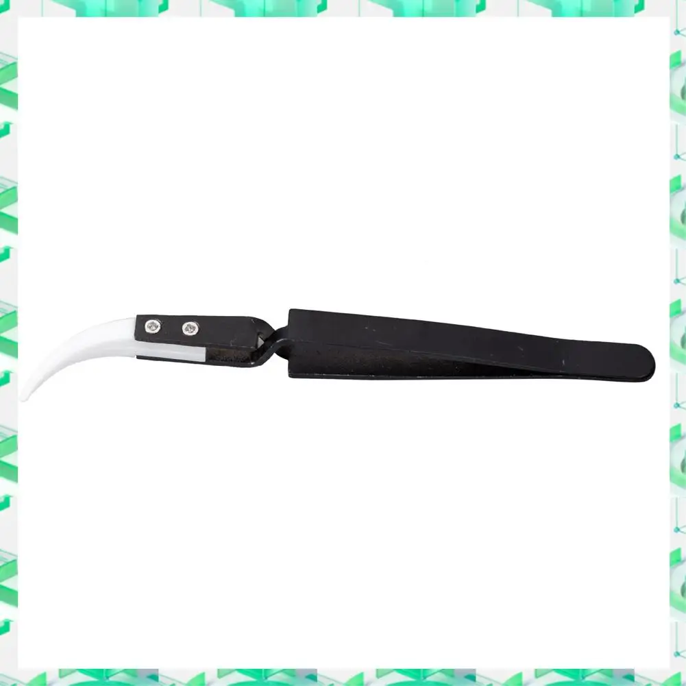 

FIZP 3Pcs Anti-Static Reverse Tweezer IC SMD SMT Reverse Tweezers Heat Resistant 1000 Degree Hand Tools