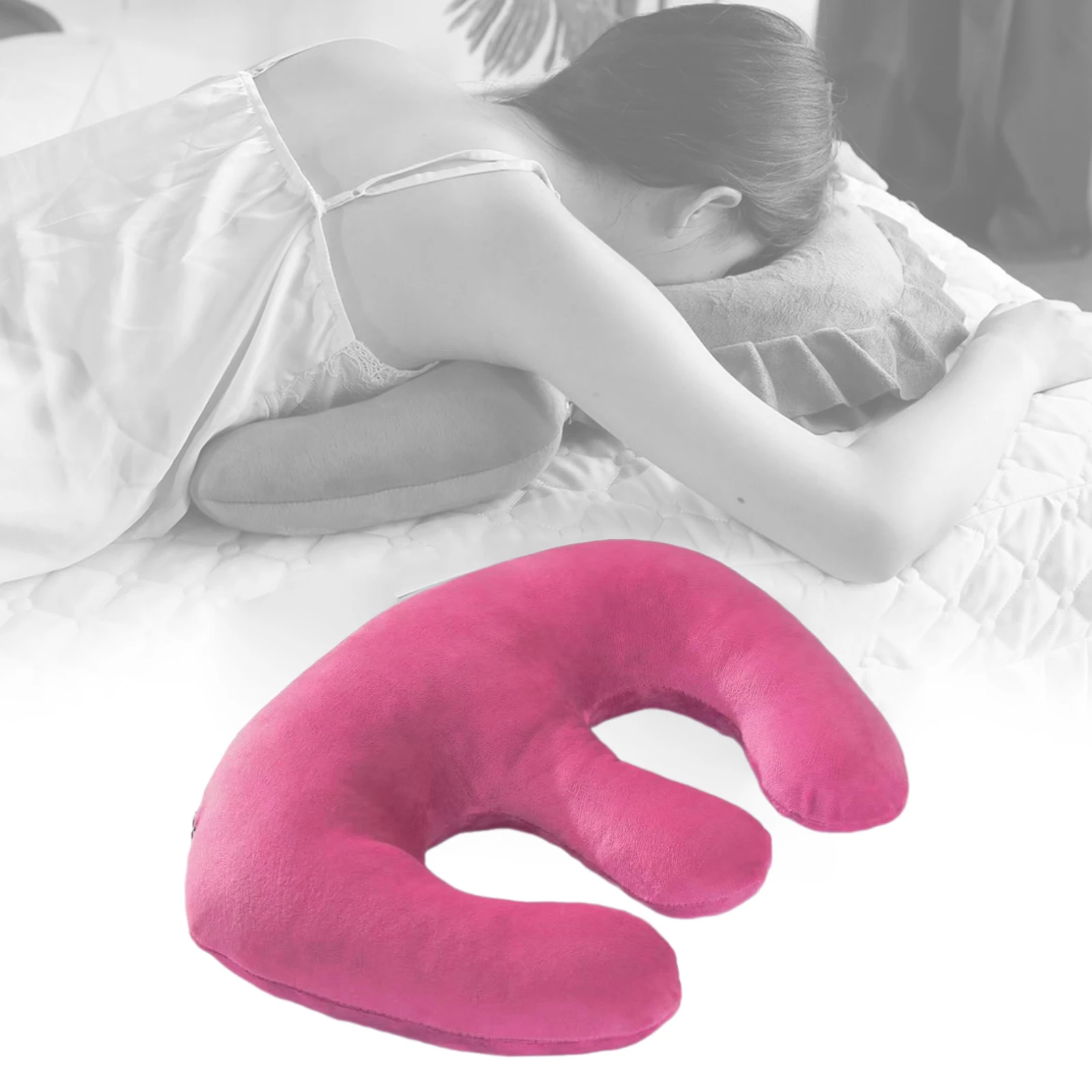 Breast Pillow Chest Pad Massage Table Rest Pillow Body Relaxing SPA Massage Chest Cushion for Sleeping Travel SPA Beauty Salon