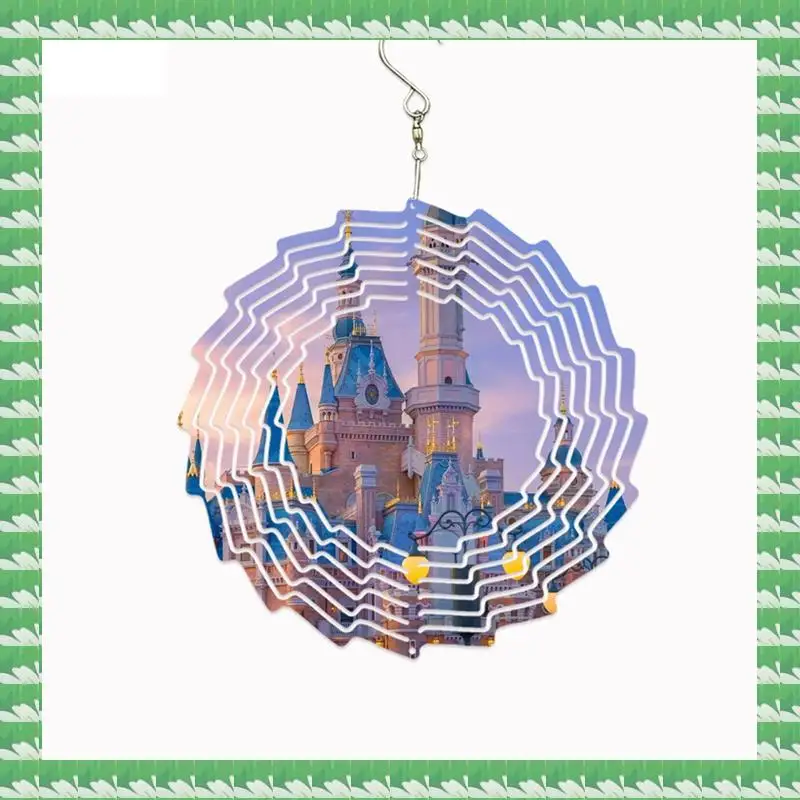 

4 Piece Sublimation Wind Spinner 10Inch Wind Spinner Hanging 3D Aluminum Double Sided Sublimation Hanging Decoration
