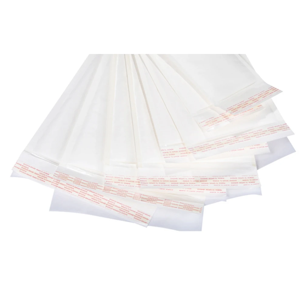 Envelope Lightweight Mailing Film Liner Padded Pearl White Kraft Mailers Shipping Protection File Folder