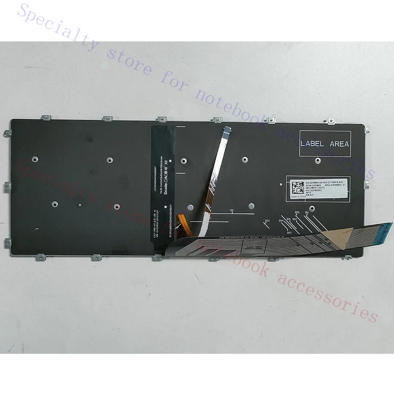 A+  For DELL Latitude 3400 E3400 Laptop Keyboard with Backlight CN-02RM93 2RM93