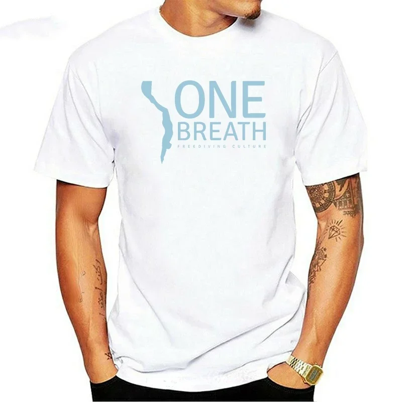 

Casual New Men One Breath Freediving Culture Gift Idea T Shirt Customize O Neck Clothes Famous Comfortable Spring Autumn Shirt