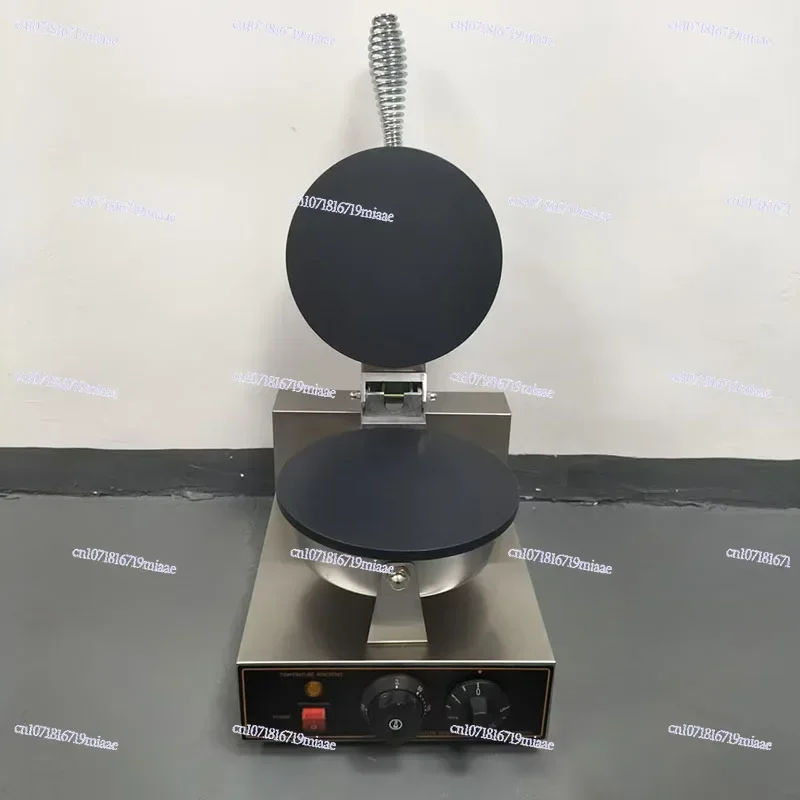 Cross-border electric mosquito coil-shaped waffle stove, multi-function double-sided heating western kitchen round waffle maker