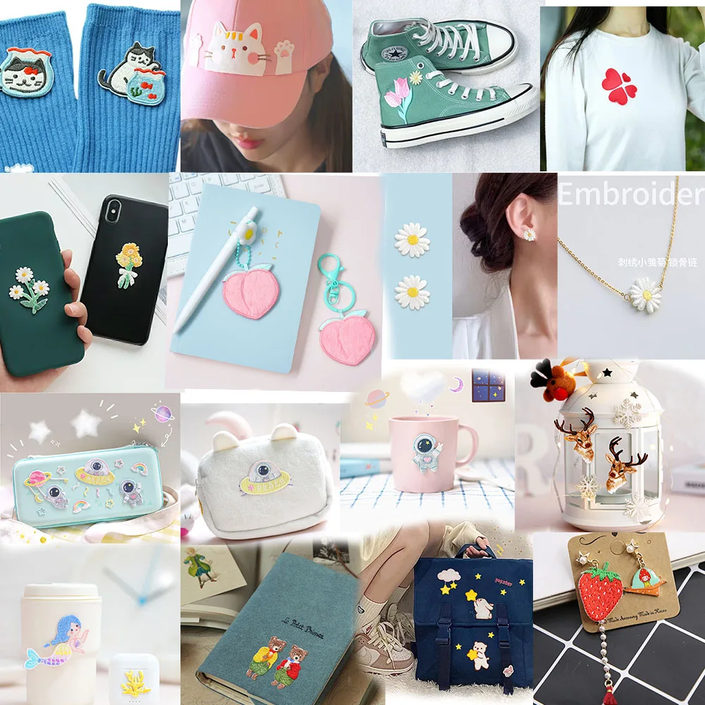 12 Arten niedlichen Tier roten Panda selbst klebende Stick flecken für Kleidung Kinder applikation auf Jeans DIY Kleidung Aufkleber swe – Detail 18