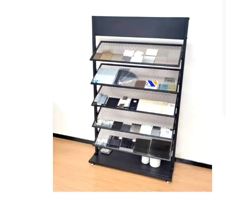 Tile sample display rack rack color card rack