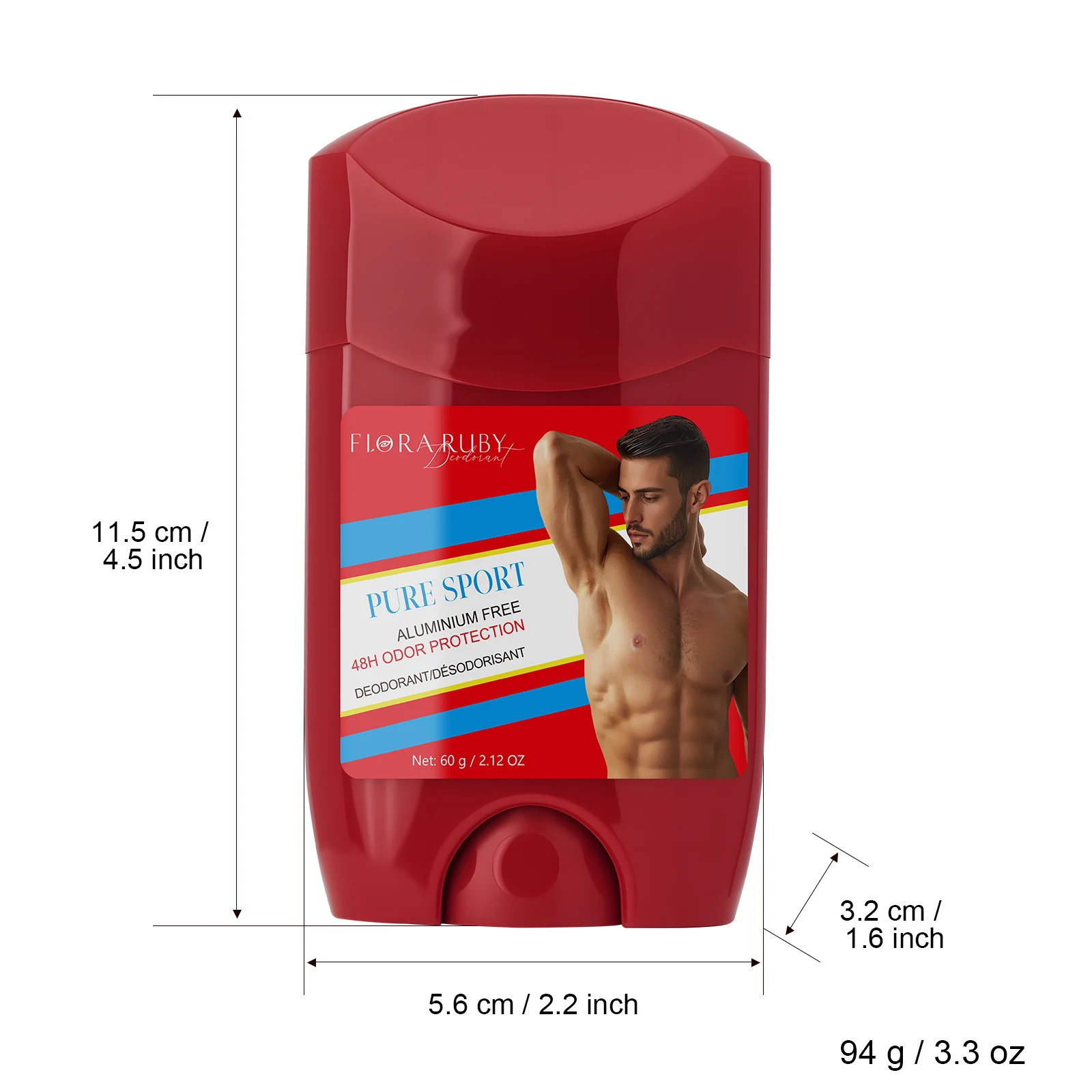 مزيل رائحة الجسم من Old Spice يزيل رائحة العرق للرجال خالي من الألومنيوم، عالي التحمل، دفاع العرق وحماية الرائحة، نضارة، رائحة رياضية نقية #6