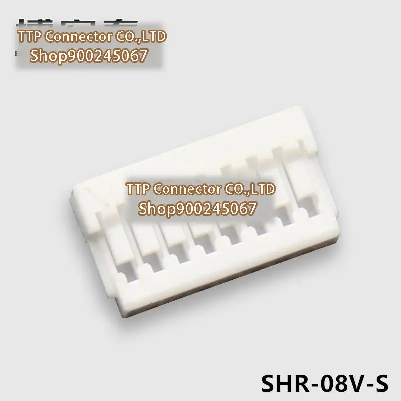 50 шт./лот, разъем SHR-08V-S, пластиковый корпус, 8P, ширина ножки 1,0 мм, 100% новый и оригинальный