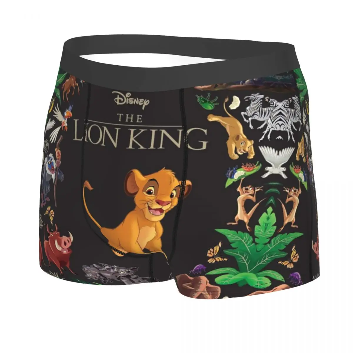 Ropa interior personalizada del Rey León Simba Cub estampado masculino Hakuna Matata calzoncillos Boxer de dibujos animados pantalones cortos bragas calzoncillos suaves