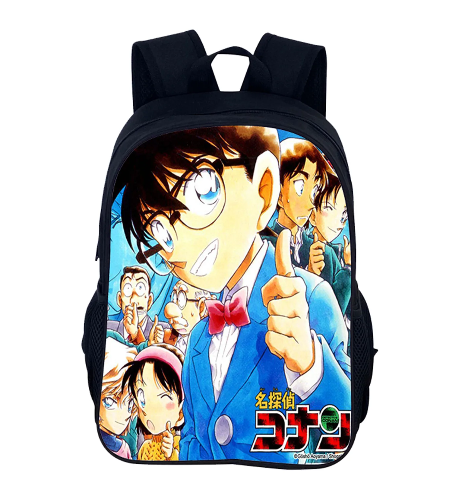 

Children Detective Conan Lightweight Casual Book Bag-Student Daily Anime Backpack for School Outdoor