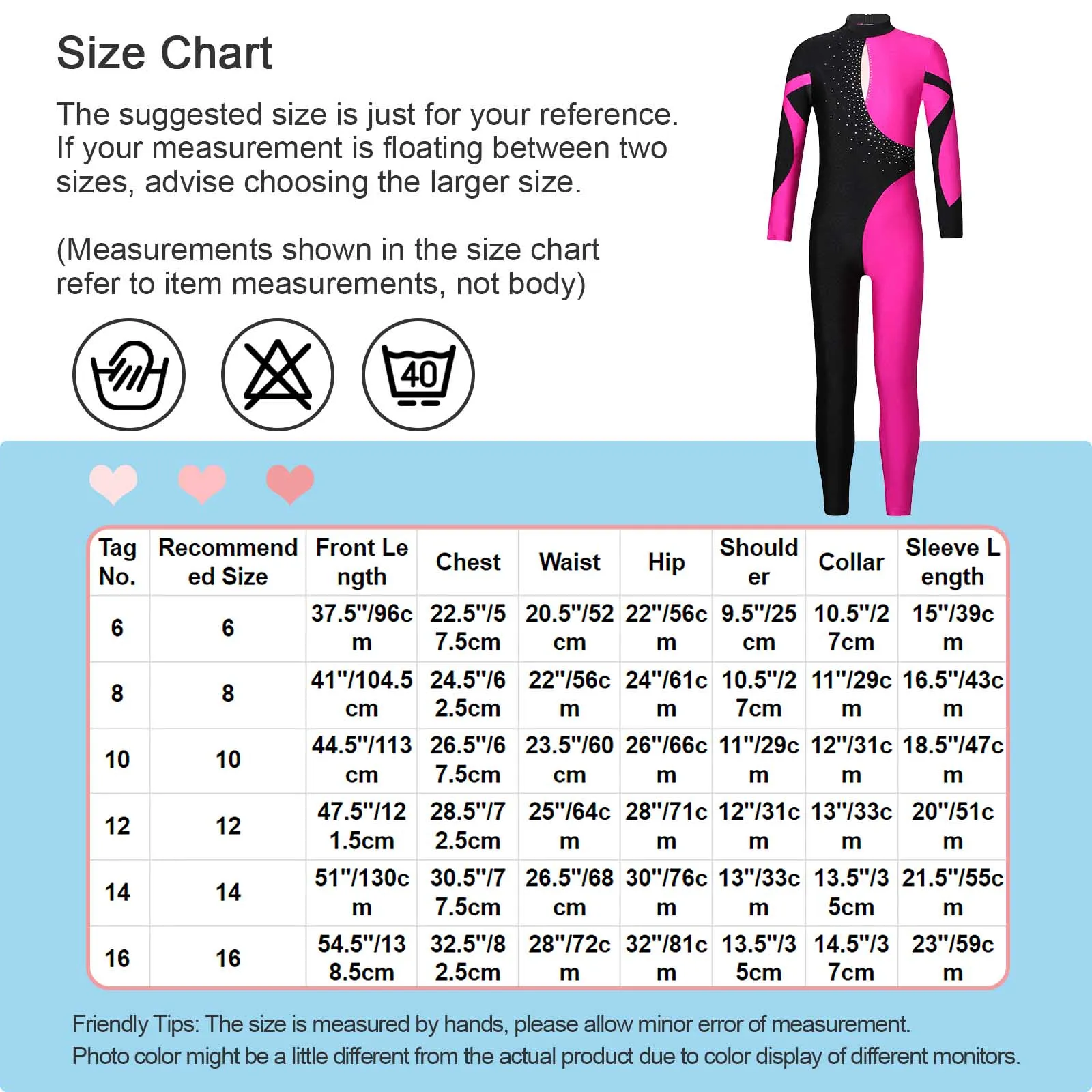 Teens Gymnastics Jumpsuits Kids Shiny Rhinestone Ice Skating Bodysuit Girls Long Sleeve Ballet Dance Full Body Leotards Unitards