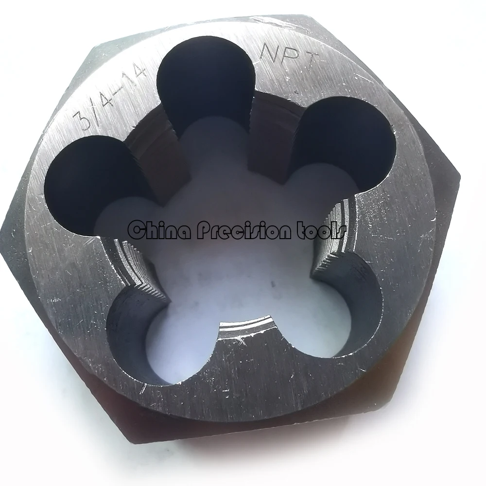 American tapered Pipe Thread Hexagonal die nut Right hand Hexagon Dies nuts NPT 1/16 1/4 1/8 3/8 1/2 3/4 NPT1/4 NPT3/8 NPT1/2