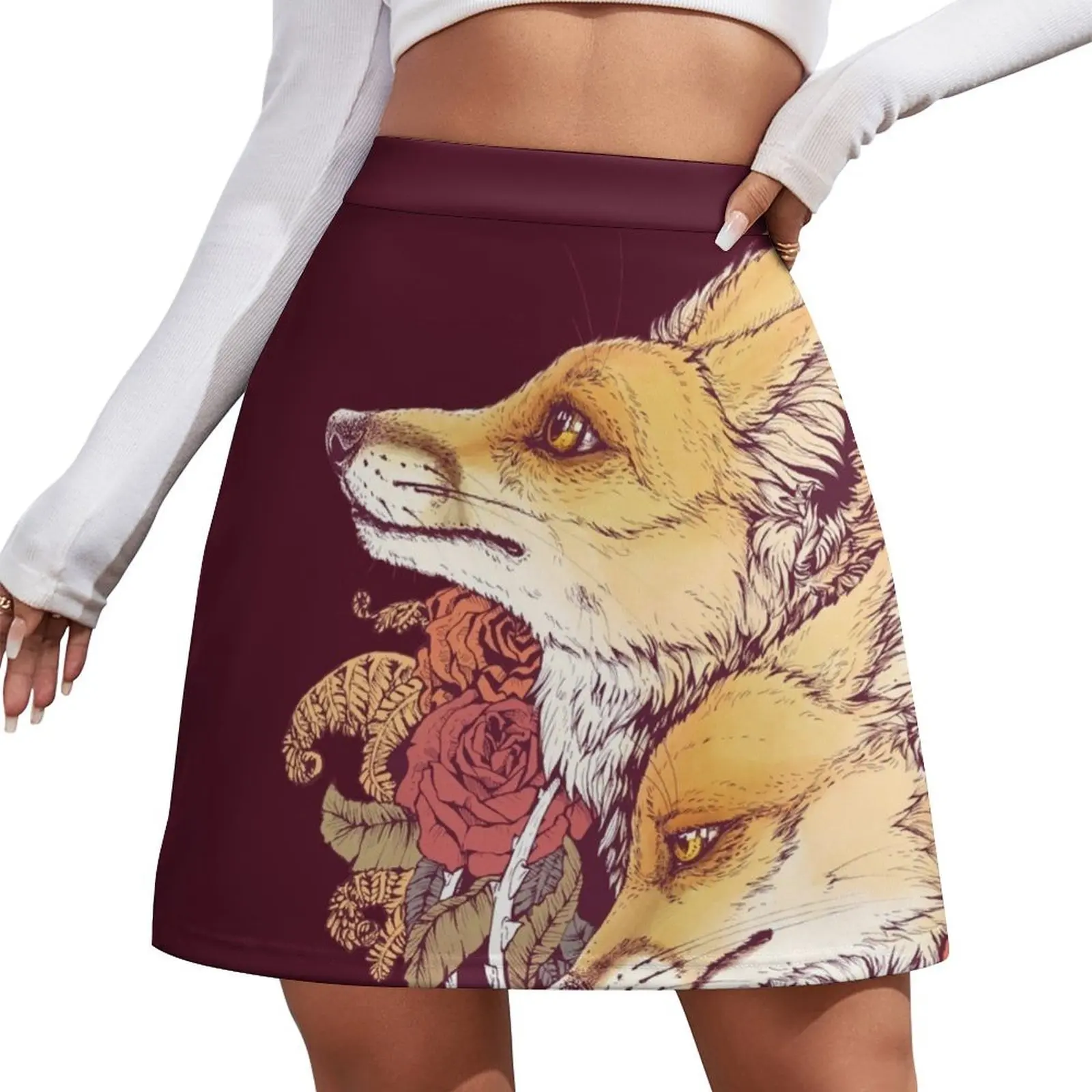 

Red Fox Bloom Mini Skirt Women skirt fashion summer dresses for women 2026 kawaii skirt