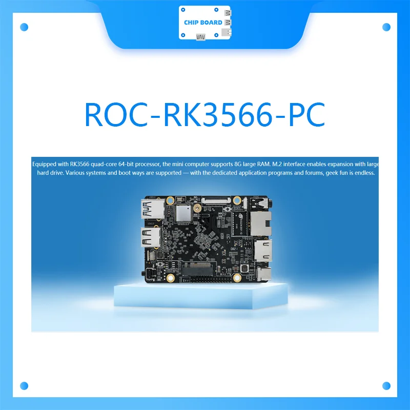 ROC-RK3566-PC Quad-Core 64-Bit Mini Computer