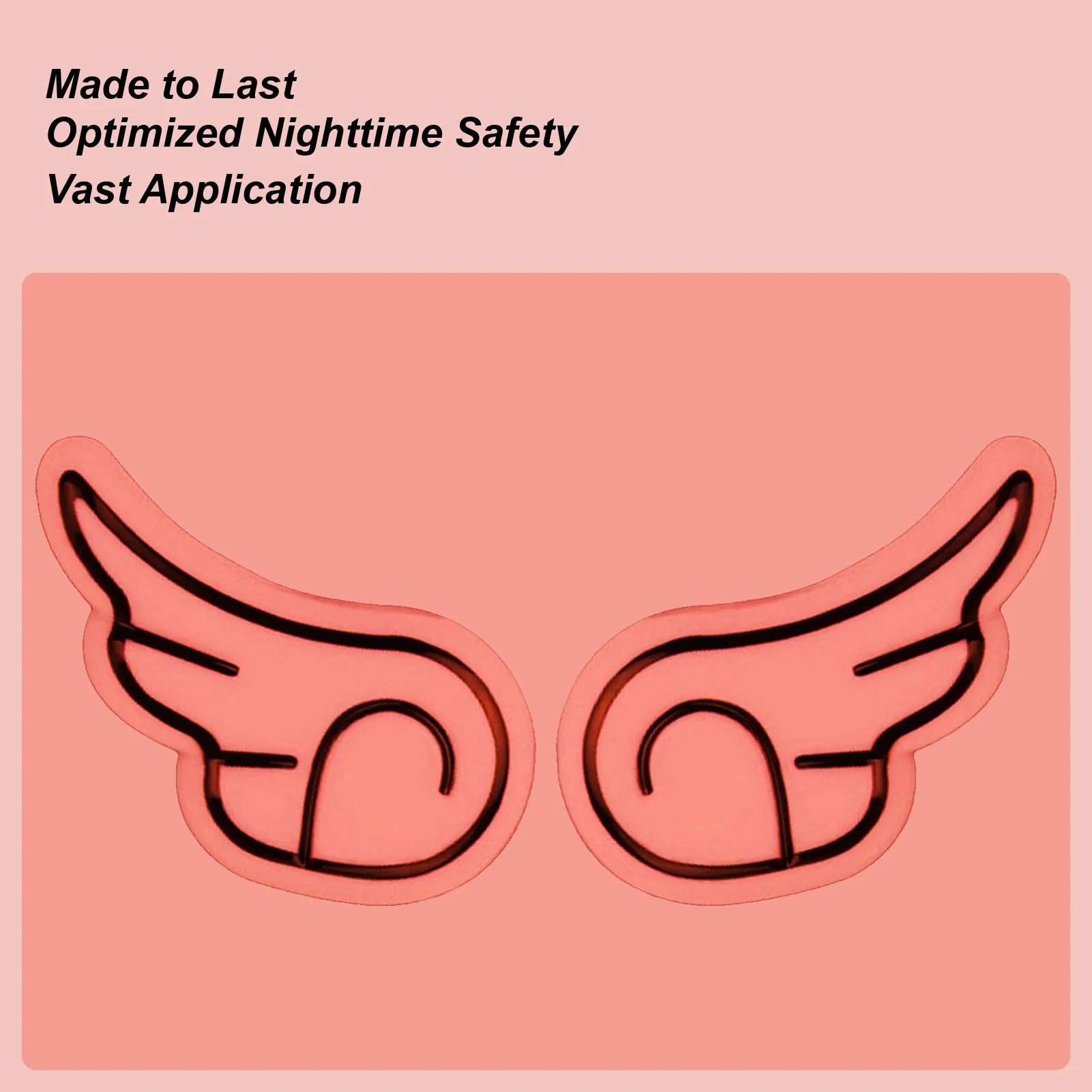 

Светодиодные фонари для мотоциклов, мигающие огни с крыльями мотоцикла, противоударные 2-режимные сигнальные лампы, мигающая лампа для безопасного вождения в ночное время