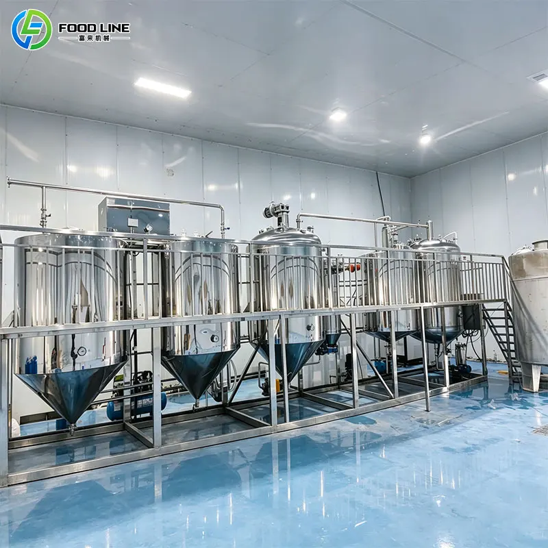 Integrated Small Oil Refining Line Degumming Deacidification Decolorization Deodorization Modular Commercial OEM Customized