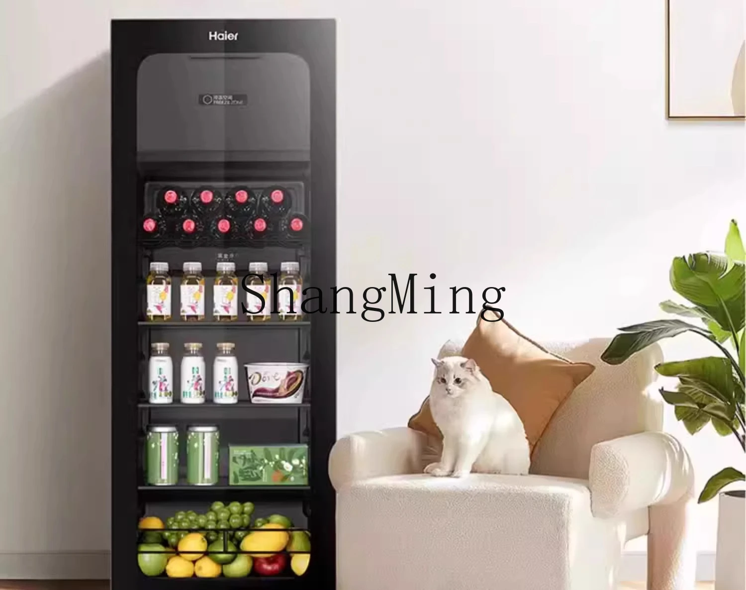 ZYY household small refrigerator living room tea beverage office frozen fresh-keeping refrigerator