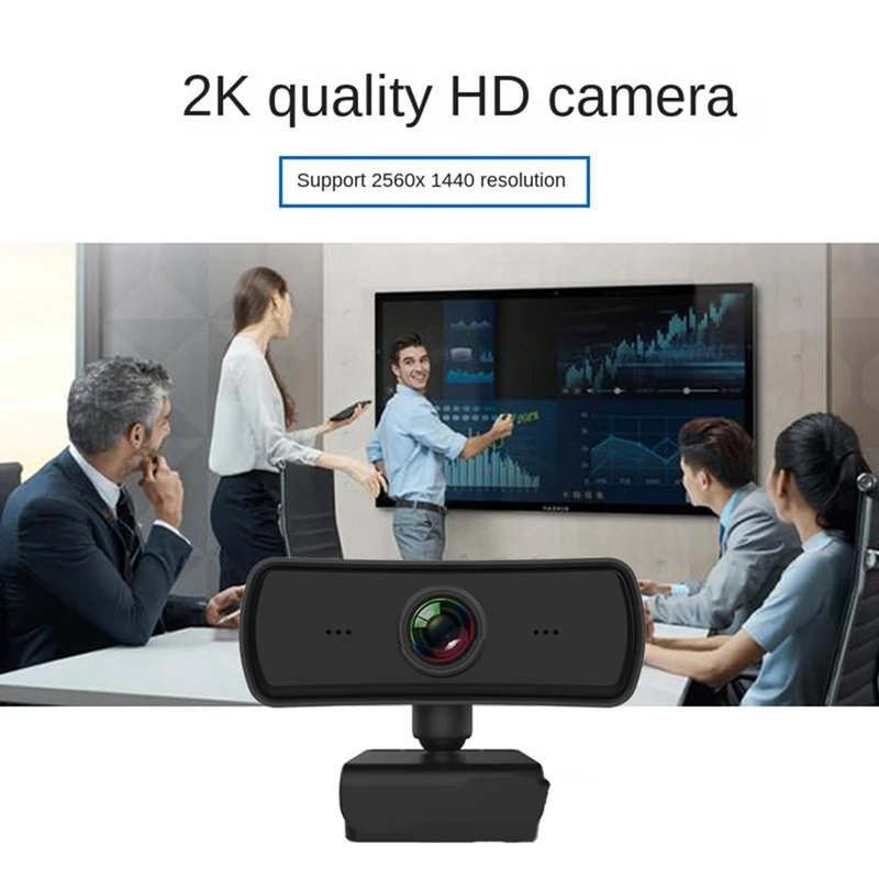Best-2K كاميرا ويب USB HD كاميرا الكمبيوتر كاميرا ويب الكمبيوتر مع غطاء الخصوصية للبث المباشر/مكالمات الفيديو/العمل المؤتمرات