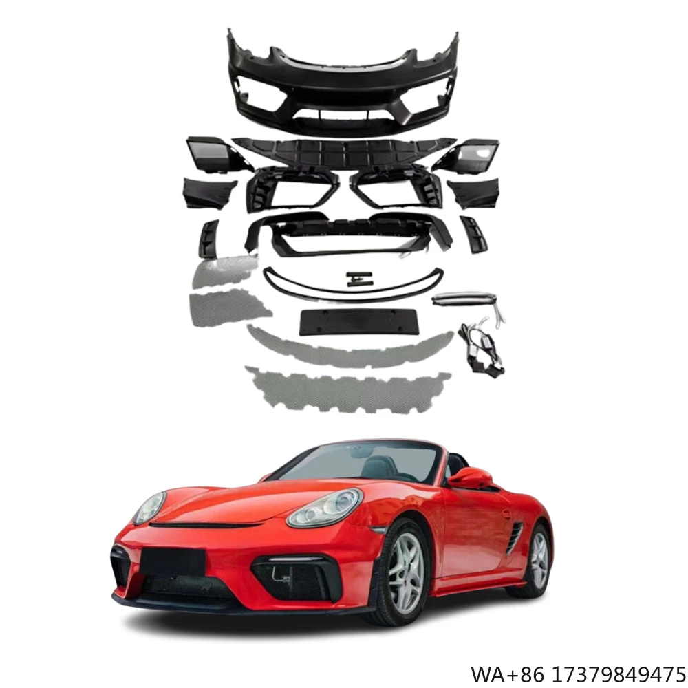 

Body Kit Front Bumper Grill 2017 for Porsche Cayman 718 918 Upgrade to GT4