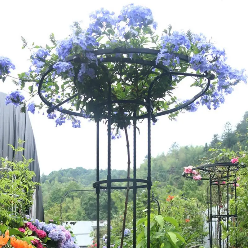 Enrejados desmontables para jardín, enrejados de obelisco para plantas, soporte de escalada para interior y exterior, suministros de jardinería