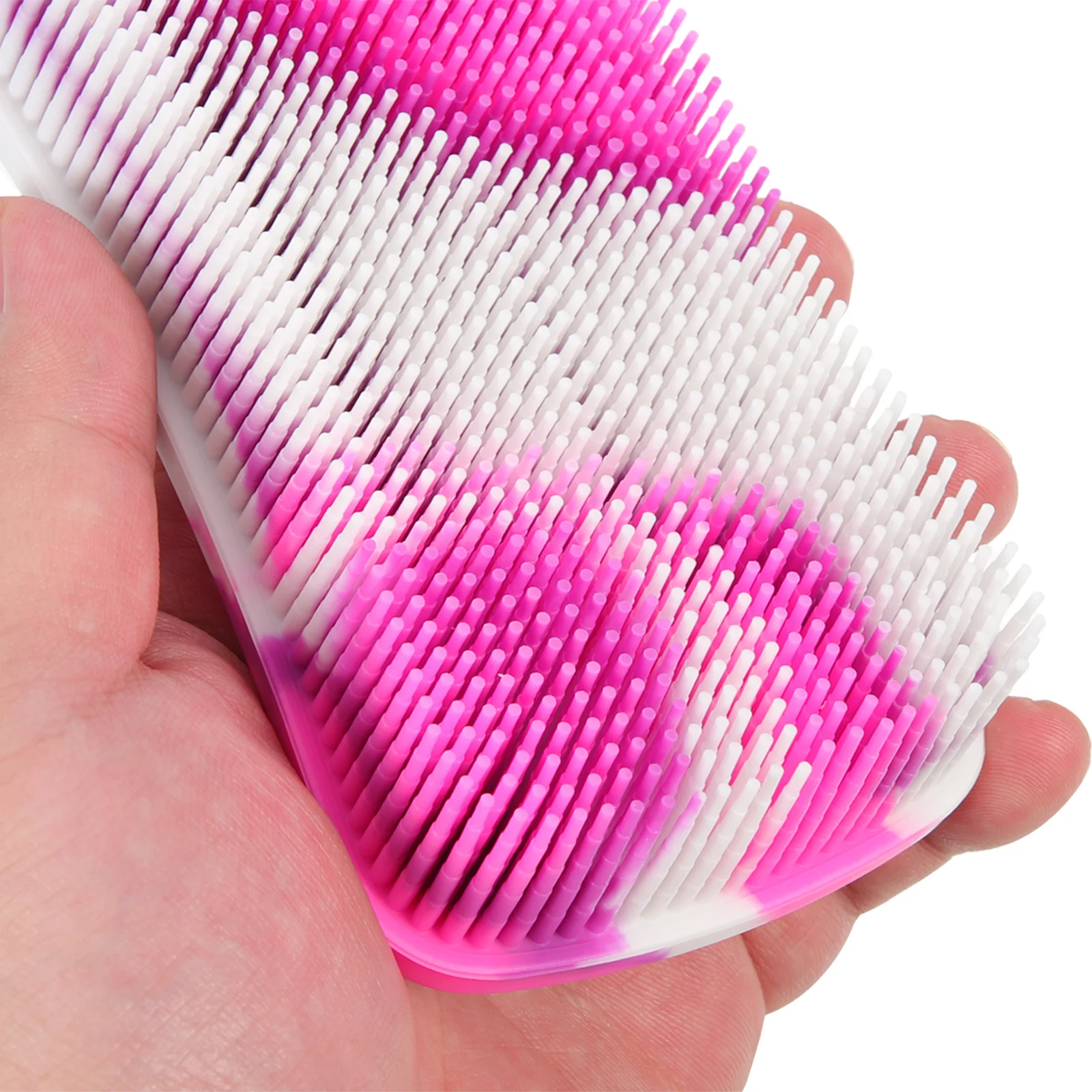 

Silicone Body Scrubber Brush Gentle Bristles Exfoliating Shower Tool For Scalp Massage Soft Loofah Bathing Accessory