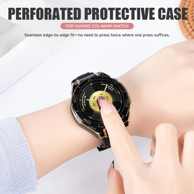Case for Huawei Watch GT 6 46mm Screen Protector Case Soft TPU All-Around Protective Bumper Cover for Watch GT6 46mm Accessories - view 3