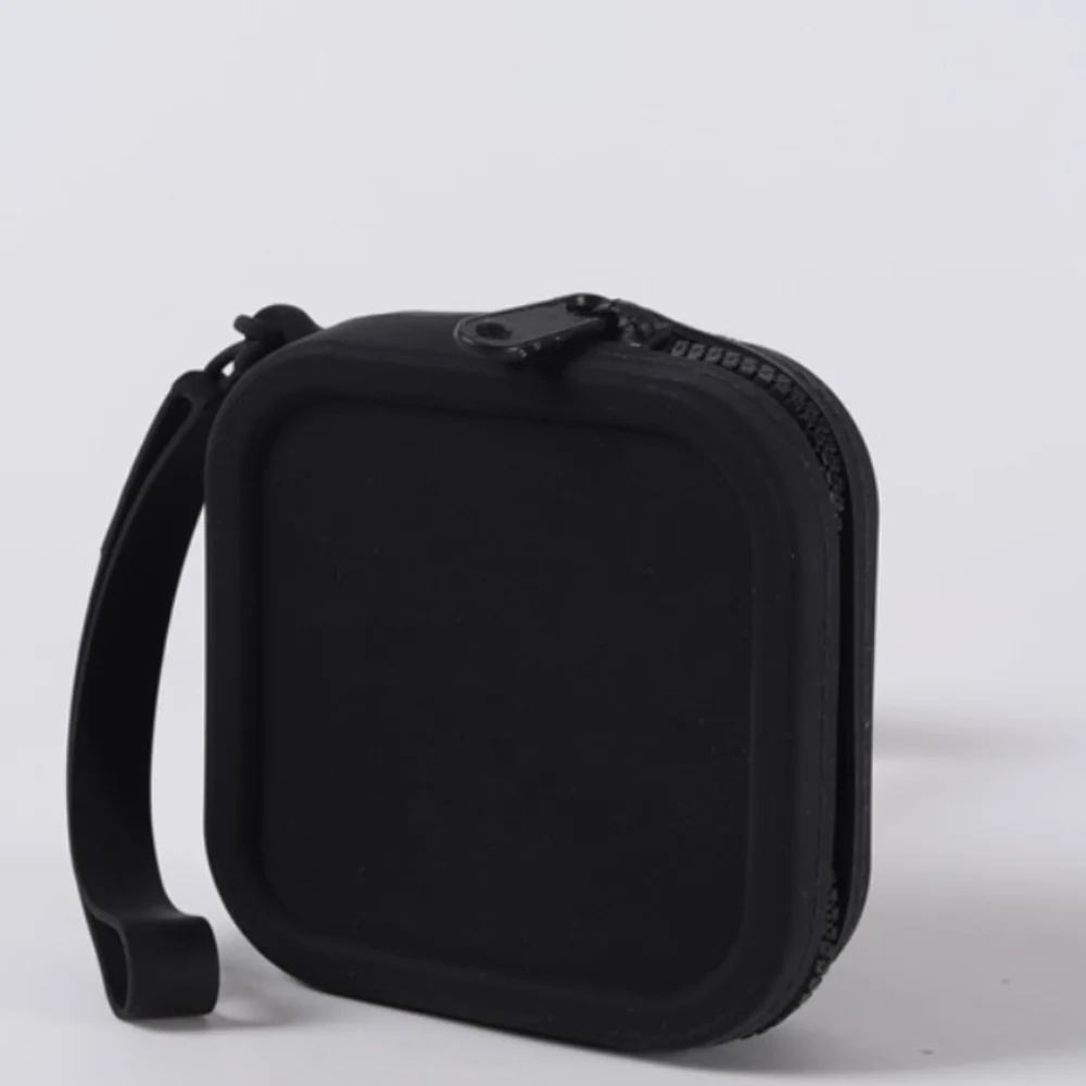 

Simple Silicone Organizer Wallet Coin Purse Waterproof Zipper Earphone Bag Cosmetic Bag Women Girls
