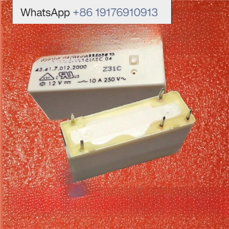 2pcs  43.41.7.005/012/024.2000 5V 12V 24V DC electromagnetic relay 10A250V