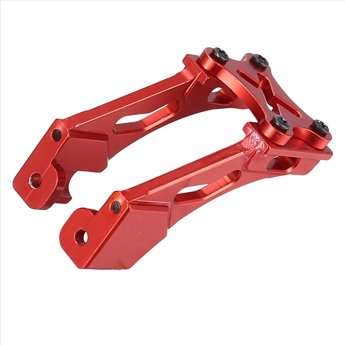 ABXY 144001-1258 Metal Tail Fixed Parts Tail Wing Firmware Fittings Set for 144001 1/14 4WD RC Car Parts,Red